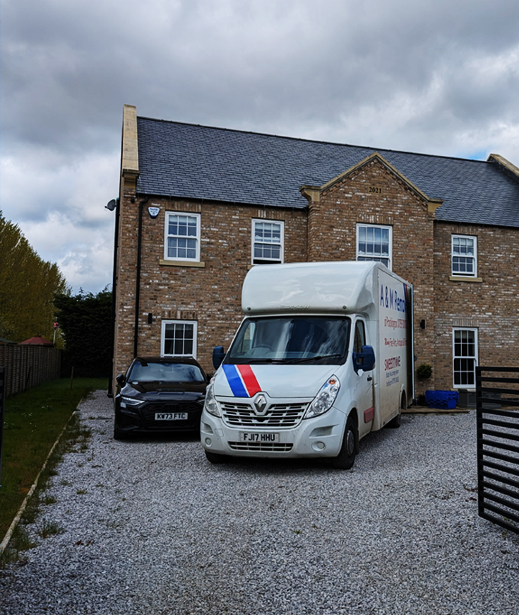 A&M Removals at a residential property
